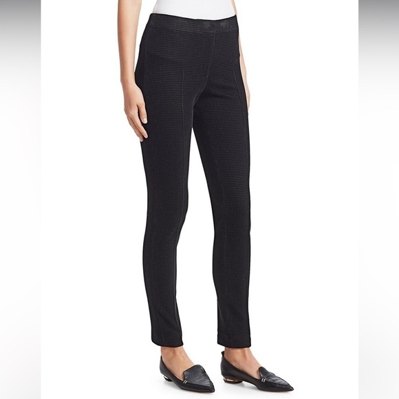 Akris Punto Mara Houndstooth Velvet Pants - Picture 4 of 9